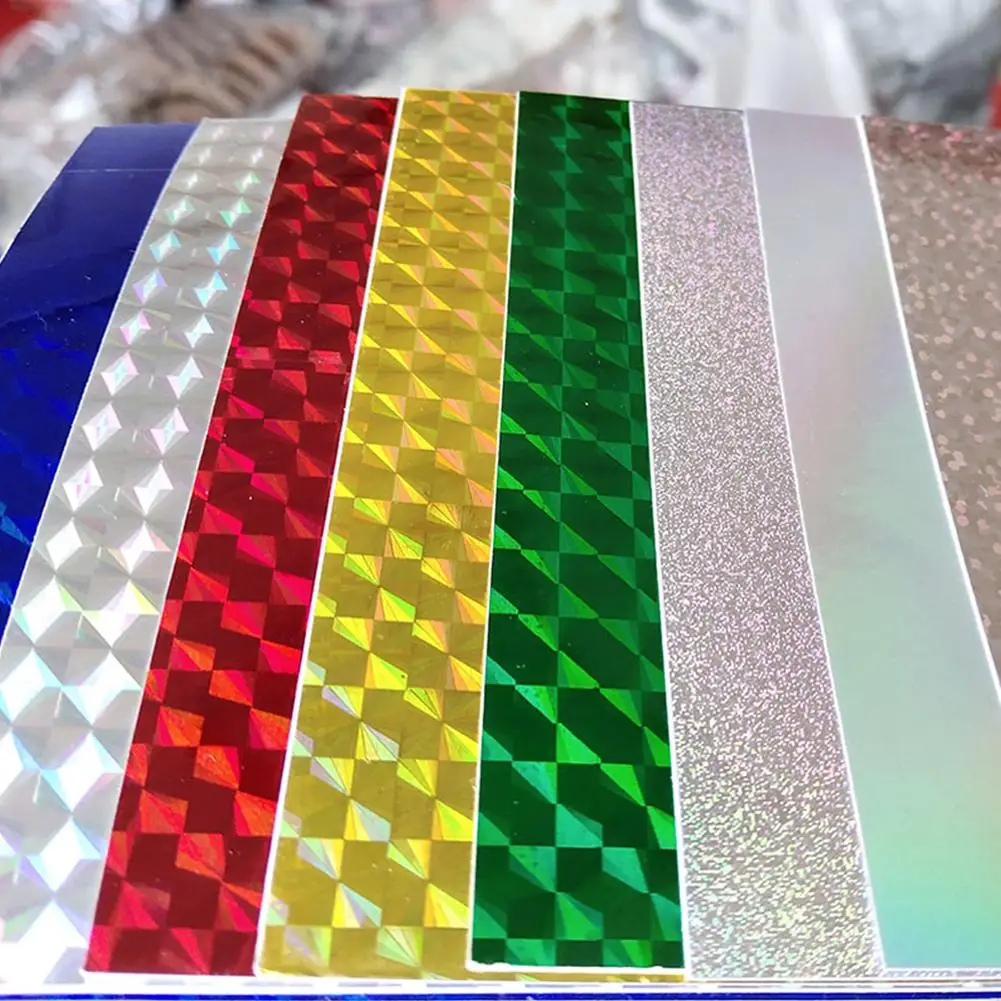 NEW 10Pcs 3D Stereoscopic Rainbow Laser Sticker Fishing Lure DIY Material Accessory
NEW 10Pcs 3D Stereoscopic Rainbow Laser Sticker Fishing Lure DIY Material Accessory