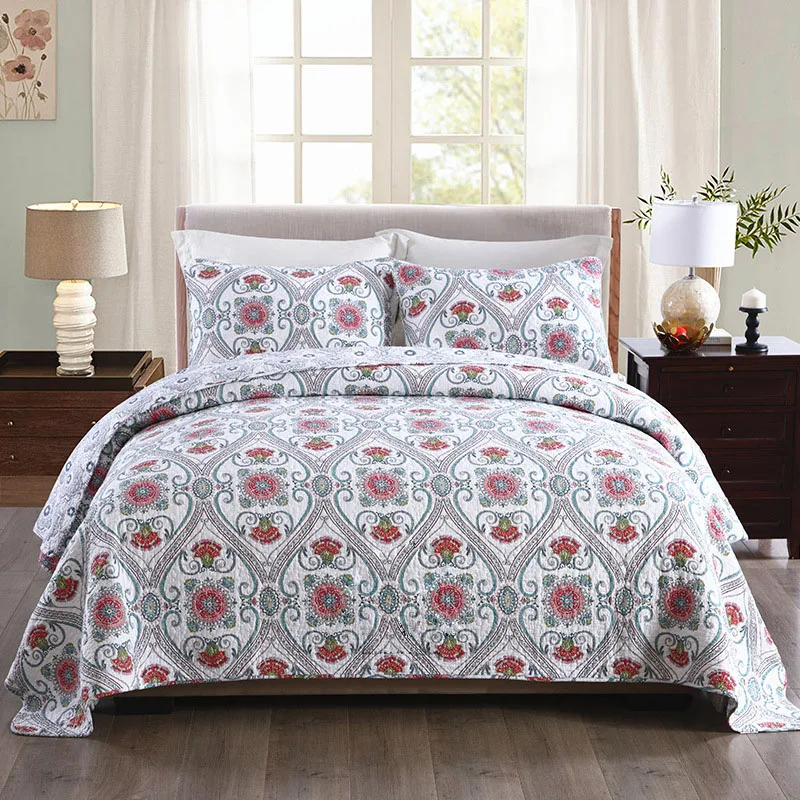 CHAUSUB New Quilt Set 3PCS Washed Cotton Coverlet Set Quilts Quilted Bedspread Bed Cover Pillowcase Sheets King Size Bedding
CHAUSUB New Quilt Set 3PCS Washed Cotton Coverlet Set Quilts Quilted Bedspread Bed Cover Pillowcase Sheets King Size Bedding