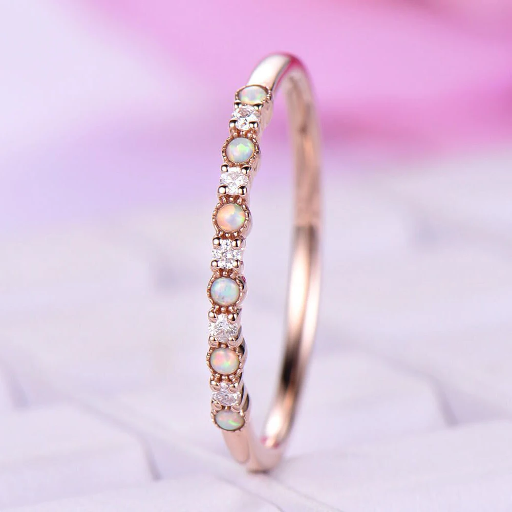 2018 minimal jewelry colllection engagement band skinny eternity band clear cz white opal engagement fashion ring
2018 minimal jewelry colllection engagement band skinny eternity band clear cz white opal engagement fashion ring