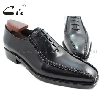 cie Square Toe Solid Black Men Genuine Leather Outsole Breathable Goodyear Welted Dress Oxfords Business Formal Shoes No.OX223
cie Square Toe Solid Black Men Genuine Leather Outsole Breathable Goodyear Welted Dress Oxfords Business Formal Shoes No.OX223