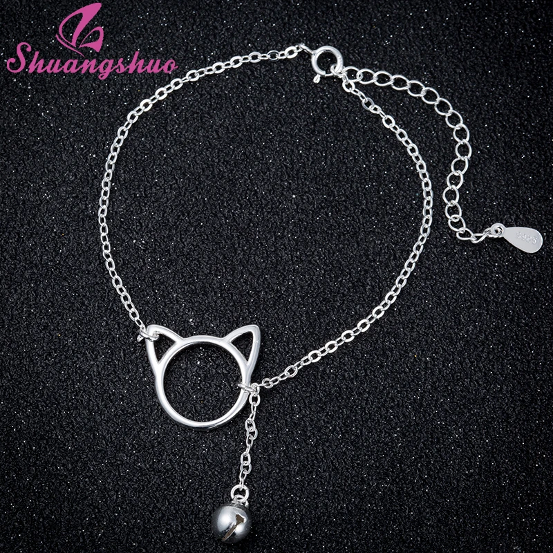 Shuangshuo Cute Cat with Bells Bracelets & Bangles Cat Head Bracelets for Women Animal Charms Bracelet Femme erkek bileklik
Shuangshuo Cute Cat with Bells Bracelets & Bangles Cat Head Bracelets for Women Animal Charms Bracelet Femme erkek bileklik
