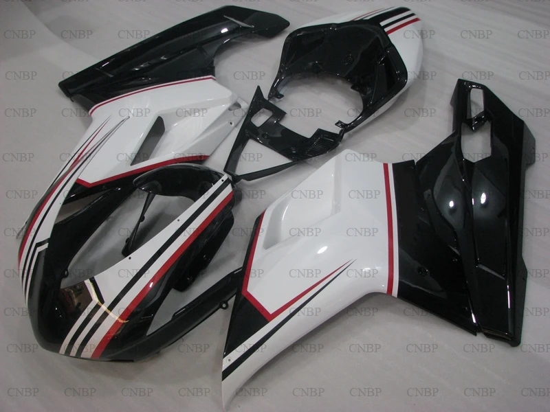 1198 2007 - 2011 обтекатель из АБС-пластика 848 2009 для мотоцикла DUCATI 1098 2010 гонки черный