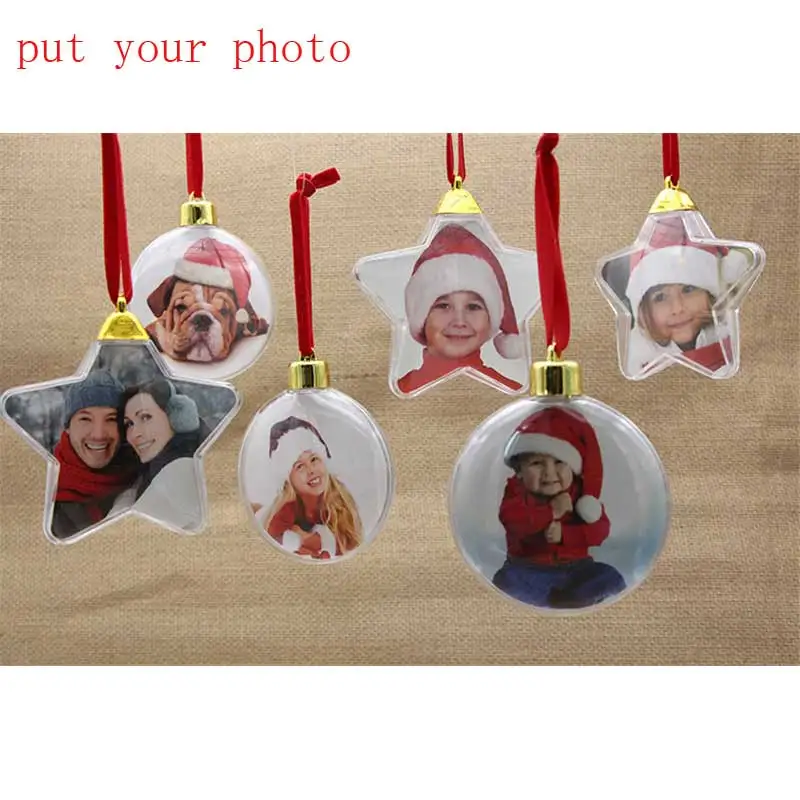 christmas ball personalized custom photo consumables supplies DIY material two shapes five stars and round 10pieces/lot
christmas ball personalized custom photo consumables supplies DIY material two shapes five stars and round 10pieces/lot