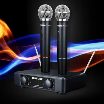 Cheaper High Quality Takstar TS-2200 VHF wireless Microphone concert microphone for KTV Household karaoke TS 2200 free shipping
Cheaper High Quality Takstar TS-2200 VHF wireless Microphone concert microphone for KTV Household karaoke TS 2200 free shipping