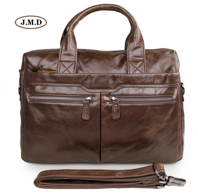 J.M.D Genuine Vintage Leather Business Briefcases Multifunction-compartment Design Male Shoulder Bag Laptop Handbag 7122C-1
J.M.D Genuine Vintage Leather Business Briefcases Multifunction-compartment Design Male Shoulder Bag Laptop Handbag 7122C-1