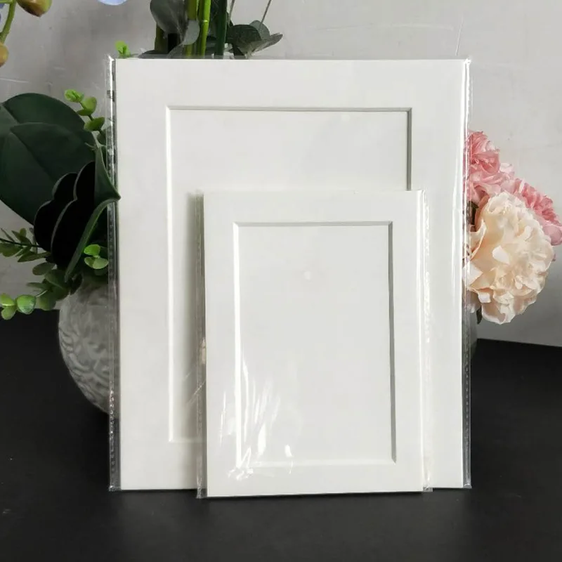 6 Picture Frame Mats and 6 Backing White Picture Mats with Core Bevel Cut Decoration for Photo Frame Set Single-frame
6 Picture Frame Mats and 6 Backing White Picture Mats with Core Bevel Cut Decoration for Photo Frame Set Single-frame