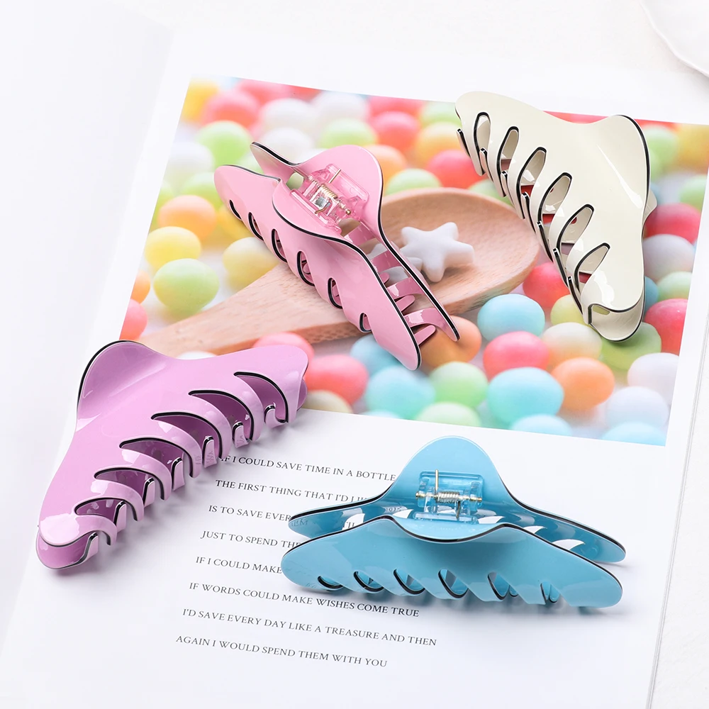 HOT New Fashion Pure Color Lady Hair Claw Hairpin Simple Style High-grade Hair Ornament Headdress Hair Clips Christmas Gifts
HOT New Fashion Pure Color Lady Hair Claw Hairpin Simple Style High-grade Hair Ornament Headdress Hair Clips Christmas Gifts