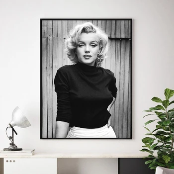 Monroe 1960s Movie Fashion Poster Prints Black and White Photography Wall Picture Canvas Painting Home Wall Art Decor
Monroe 1960s Movie Fashion Poster Prints Black and White Photography Wall Picture Canvas Painting Home Wall Art Decor