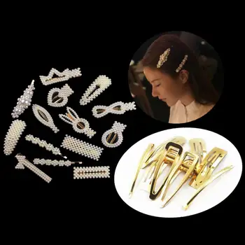 2019 New Fashion Women Pearl Hair Clips DIY Barrette BB Hairgrip Jewelry Accessories Ponytail Holder Handmade Hairpins
2019 New Fashion Women Pearl Hair Clips DIY Barrette BB Hairgrip Jewelry Accessories Ponytail Holder Handmade Hairpins