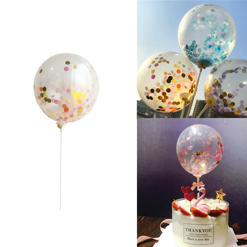 1pc 5 Inches Confetti Clear Latex Balloon for DIY Birthday Wedding Cake Decoration with Rods Party Supplies Creative Ornament
1pc 5 Inches Confetti Clear Latex Balloon for DIY Birthday Wedding Cake Decoration with Rods Party Supplies Creative Ornament