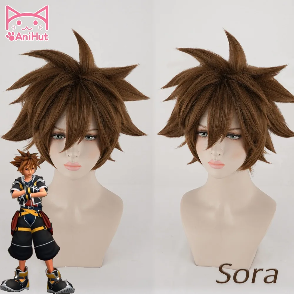Anihut Sora Cosplay Wig Game KINGDOM HEARTS 3 Brown Cosplay Wig Heat Resistant Synthetic Cosplay Hair Sora Cosplay
Anihut Sora Cosplay Wig Game KINGDOM HEARTS 3 Brown Cosplay Wig Heat Resistant Synthetic Cosplay Hair Sora Cosplay