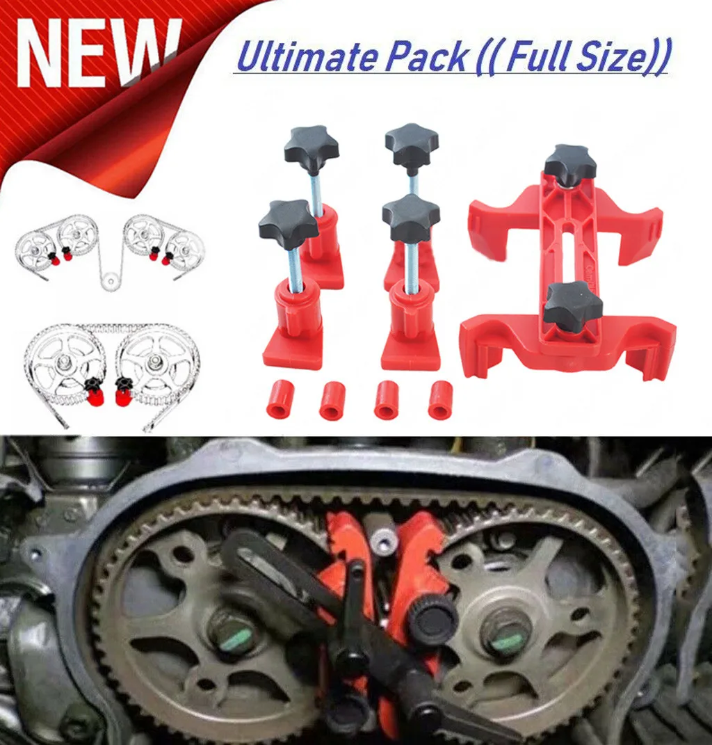 5pcs Universal Dual Cam Clamp Camshaft Lock Holder Sprocket Gear Locking Engine Timing Tools Set For Hold Valve Belt Replacement
5pcs Universal Dual Cam Clamp Camshaft Lock Holder Sprocket Gear Locking Engine Timing Tools Set For Hold Valve Belt Replacement