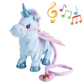 2019Gifts for Children New Arrival Electric Walking Unicorn Plush Toy Stuffed Animal Toy Electronic Music Unicorn Toy Christmas
2019Gifts for Children New Arrival Electric Walking Unicorn Plush Toy Stuffed Animal Toy Electronic Music Unicorn Toy Christmas