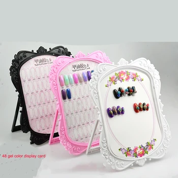 Double-sided 48 Tips Nail Gel Polish Color Card Nail display full color rack card boards practice 3 colors Show case books
Double-sided 48 Tips Nail Gel Polish Color Card Nail display full color rack card boards practice 3 colors Show case books