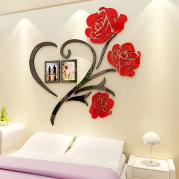 50cm*50cm Acrylic Small rose picture frame stereo wall paste home decoration Wall Stickers
50cm*50cm Acrylic Small rose picture frame stereo wall paste home decoration Wall Stickers