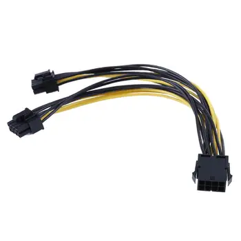8Pin to Dual 8Pin Port Splitter Power Supply Cable video Graphic Cards Power Supply Extender Cord 18AWG 25cm 8pin cable
8Pin to Dual 8Pin Port Splitter Power Supply Cable video Graphic Cards Power Supply Extender Cord 18AWG 25cm 8pin cable