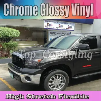 Stretchable Chrome black Car Wrap foil PROTWRAPS Film High Flexible chrome vinyl air bubble free 1.52*20M/Roll 5X66ft
Stretchable Chrome black Car Wrap foil PROTWRAPS Film High Flexible chrome vinyl air bubble free 1.52*20M/Roll 5X66ft