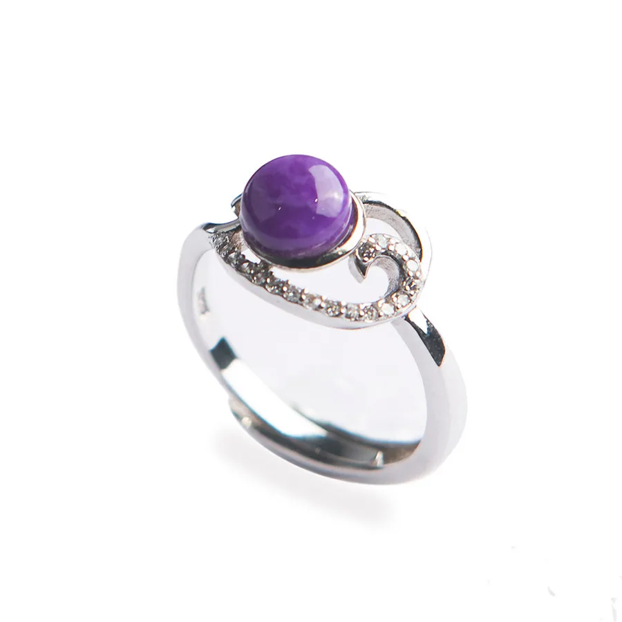 Genuine Natural sugilite Gems Purple Crystal Adjustable Size Women Anniversary Ring 7*7mm
Genuine Natural sugilite Gems Purple Crystal Adjustable Size Women Anniversary Ring 7*7mm
