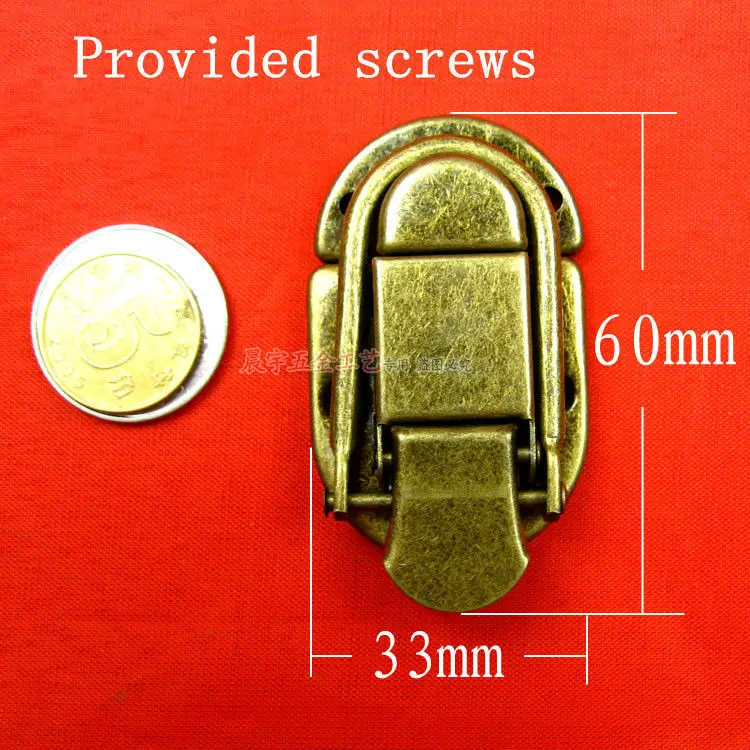 60*33mm Green bronze box buckle Hardware Luggage Small tin box clasp Gift wooden box Lock hasp Packaging screws Wholesale
60*33mm Green bronze box buckle Hardware Luggage Small tin box clasp Gift wooden box Lock hasp Packaging screws Wholesale