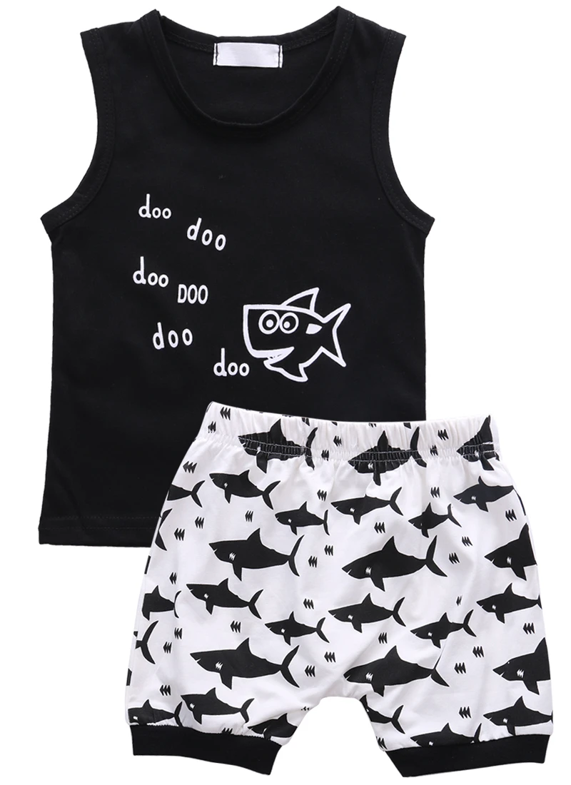 T-shirt + Shorts 2pcs Suit 2018 New Summer Baby Boys Clothes Cotton Sleeveless Vest Letter Printed Infant Baby Boy Clothing Sets
T-shirt + Shorts 2pcs Suit 2018 New Summer Baby Boys Clothes Cotton Sleeveless Vest Letter Printed Infant Baby Boy Clothing Sets