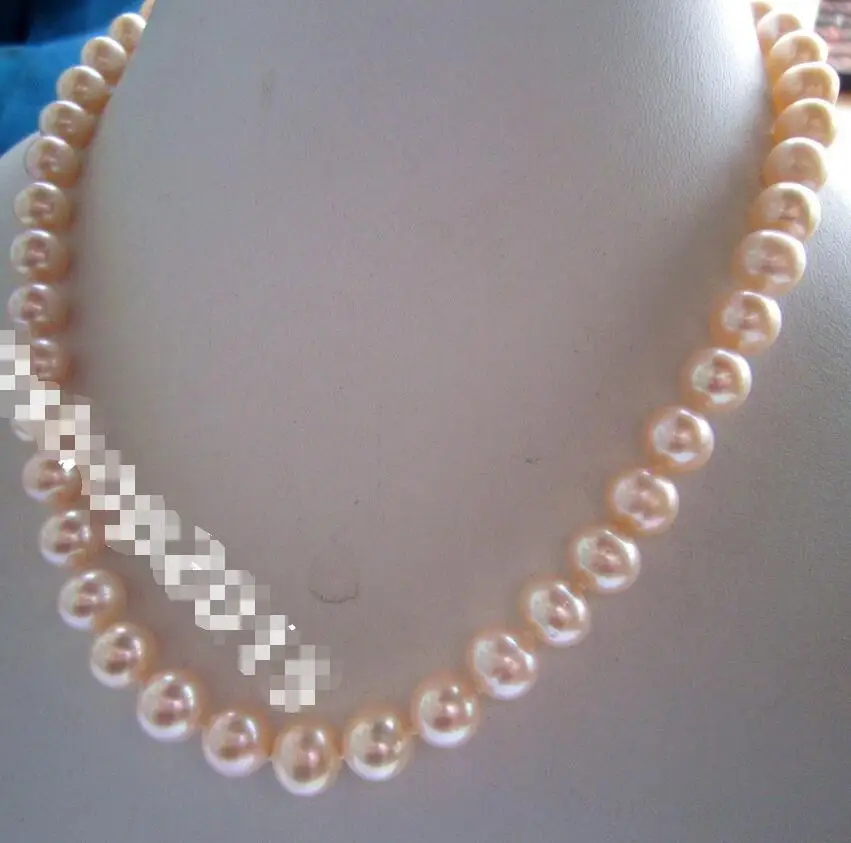 Free Shipping >>>>> 18" 9-10 MM SOUTH SEA NATURAL Pink PEARL NECKLACE 14K GOLD CLASP
Free Shipping >>>>> 18" 9-10 MM SOUTH SEA NATURAL Pink PEARL NECKLACE 14K GOLD CLASP