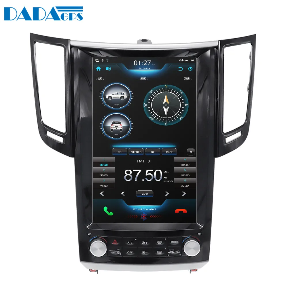 12.1"Tesla style Android Car multimedia Radio player For Infiniti FX FX25 FX35 FX37 qx70 GPS Map Navigation No dvd player WIFI
12.1"Tesla style Android Car multimedia Radio player For Infiniti FX FX25 FX35 FX37 qx70 GPS Map Navigation No dvd player WIFI