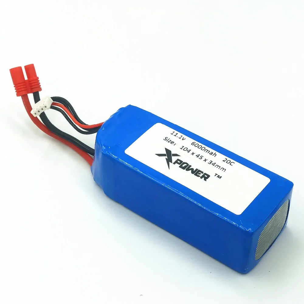 Super Upgrade 11.1V 6000Mah 3S 15C Rechargeable Li-po Battery For Walkera QR X350 PRO RC Drone Quadcopter SPARE PARTS
Super Upgrade 11.1V 6000Mah 3S 15C Rechargeable Li-po Battery For Walkera QR X350 PRO RC Drone Quadcopter SPARE PARTS