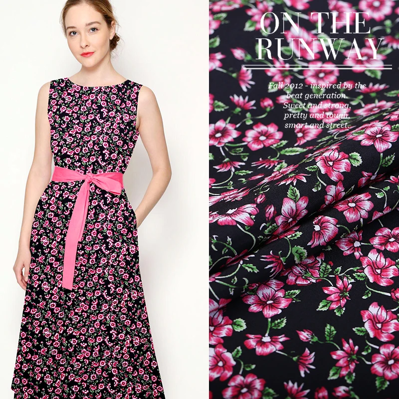 Fragrance roses digital painting crepe DE chine natural silk fabirc for summer dress telas por metros vestido vestidos DIY seda
Fragrance roses digital painting crepe DE chine natural silk fabirc for summer dress telas por metros vestido vestidos DIY seda