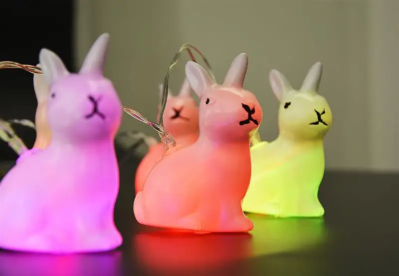 FunPa 5.41Ft Bunny Shaped 10 LED String Ester Lights Battery Powered Decorative Lights With Clear Cord For Easter
FunPa 5.41Ft Bunny Shaped 10 LED String Ester Lights Battery Powered Decorative Lights With Clear Cord For Easter