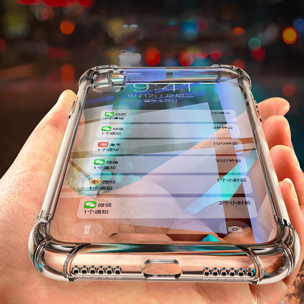 Shockproof Phone Cover Case For iPhone XR Xs Max X 8 7 6S 6 Plus 5 5S SE Transparent Crysta Case Fashion Soft TPU Clear Cases
Shockproof Phone Cover Case For iPhone XR Xs Max X 8 7 6S 6 Plus 5 5S SE Transparent Crysta Case Fashion Soft TPU Clear Cases