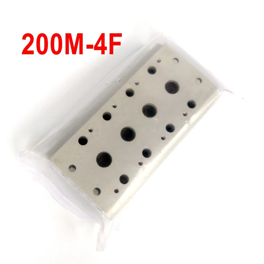 200M-4F Solenoid Valve Manifold With Screws & Rubber 4 Station Base Board 4V210/ 4A210
200M-4F Solenoid Valve Manifold With Screws & Rubber 4 Station Base Board 4V210/ 4A210