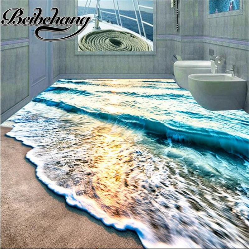 beibehang Modern 3D floor painting mural Beach blue sea water ripples non-slip waterproof thickened self-adhesive PVC floor
beibehang Modern 3D floor painting mural Beach blue sea water ripples non-slip waterproof thickened self-adhesive PVC floor