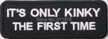 3.93" IT'S ONLY KINKY THE FIRST TIME Chopper Outlaw MC Embroidered Motorcycle Biker Vest Patch IRON ON Badge emblem
3.93" IT'S ONLY KINKY THE FIRST TIME Chopper Outlaw MC Embroidered Motorcycle Biker Vest Patch IRON ON Badge emblem