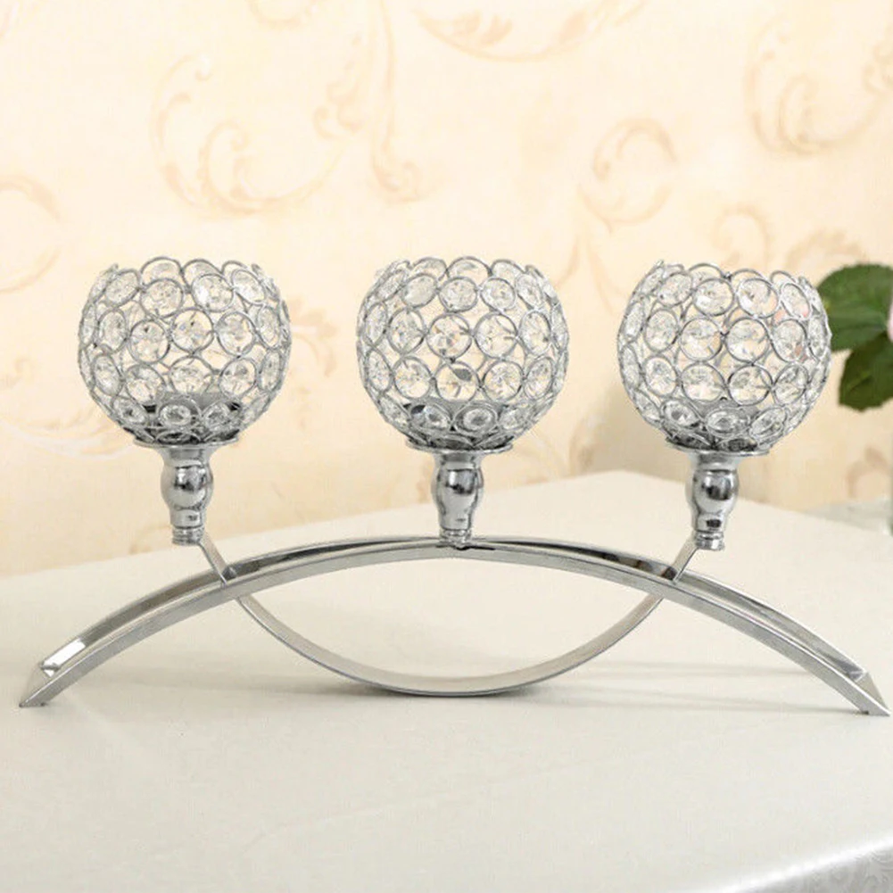 Modern Wedding Romantic Candlestick Accessories Home Party Crystal Ball Candle Holder Decoration Arch Bridge Shape Bar Tea Light
Modern Wedding Romantic Candlestick Accessories Home Party Crystal Ball Candle Holder Decoration Arch Bridge Shape Bar Tea Light