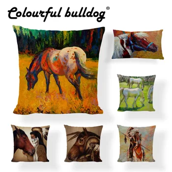 Running Handsome Horse Linen Cushion Cover Wild Animals Lonely Foraging Pillowcase Office Chair Waist Cushion Case Home Decor
Running Handsome Horse Linen Cushion Cover Wild Animals Lonely Foraging Pillowcase Office Chair Waist Cushion Case Home Decor