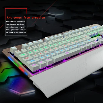 K26 Mechanical Gaming Keyboard RGB Backlight Gamer Keyboard Blue Switch Mechanical keyboard Cable for Computer Pro Gamer
K26 Mechanical Gaming Keyboard RGB Backlight Gamer Keyboard Blue Switch Mechanical keyboard Cable for Computer Pro Gamer