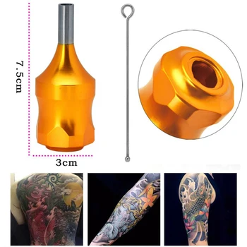 New Light Weight Tattoo Machine Handle Tattoo Machine Part Handle Tube Tip Grip Body Art Accessory With Gold Stem Tattoo Handle
New Light Weight Tattoo Machine Handle Tattoo Machine Part Handle Tube Tip Grip Body Art Accessory With Gold Stem Tattoo Handle