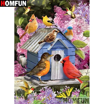 HOMFUN Full Square/Round Drill 5D DIY Diamond Painting "Animal bird house" 3D Diamond Embroidery Cross Stitch Home Decor A20248
HOMFUN Full Square/Round Drill 5D DIY Diamond Painting "Animal bird house" 3D Diamond Embroidery Cross Stitch Home Decor A20248