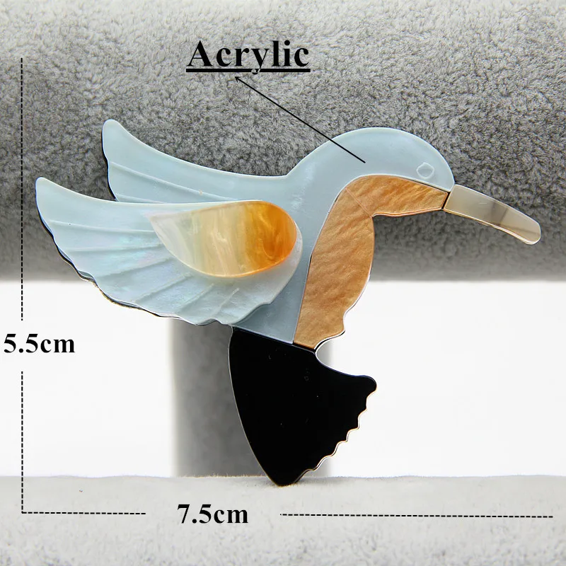 FishPeach Handmade Acrylic Bird Brooches for Women Acetate Fiber Lovely Animal Brooch Pins Fashion Badges Jewelry New Year Gifts
FishPeach Handmade Acrylic Bird Brooches for Women Acetate Fiber Lovely Animal Brooch Pins Fashion Badges Jewelry New Year Gifts