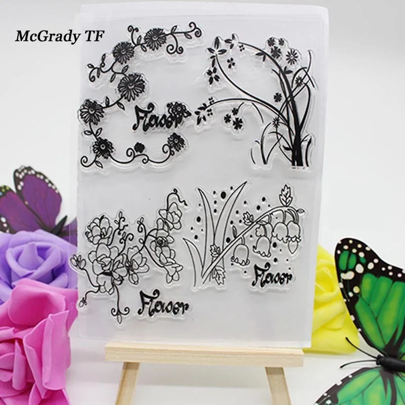 Flowers Clear Stamps For Scrapbooking Silicone Stamps Photo Album Decorative Transparent Stamp Standard Stamp
Flowers Clear Stamps For Scrapbooking Silicone Stamps Photo Album Decorative Transparent Stamp Standard Stamp