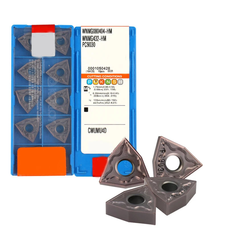 10 pcs WNMG080408-HM PC9030 WNMG080404-HM PC9030 high quality CNC lathe turning tool carbide inserts for steel processing
10 pcs WNMG080408-HM PC9030 WNMG080404-HM PC9030 high quality CNC lathe turning tool carbide inserts for steel processing