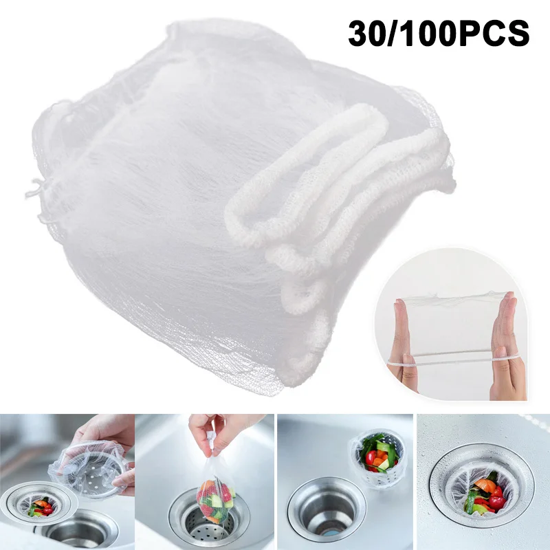 Hot 30/100Pcs Sink Strainer Bags Disposable Mesh Filter Bag for Stainless Steel Sink Basket FQ-ing
Hot 30/100Pcs Sink Strainer Bags Disposable Mesh Filter Bag for Stainless Steel Sink Basket FQ-ing