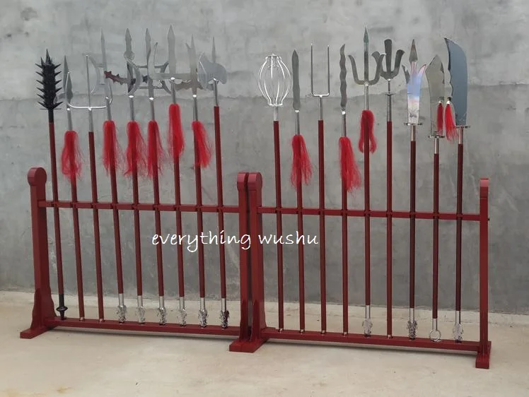 Promotional A whole set of traditional 18 pieces of wushu long weapons 18 weapons of Kung Fu Eighteen Arms of Wushu
Promotional A whole set of traditional 18 pieces of wushu long weapons 18 weapons of Kung Fu Eighteen Arms of Wushu