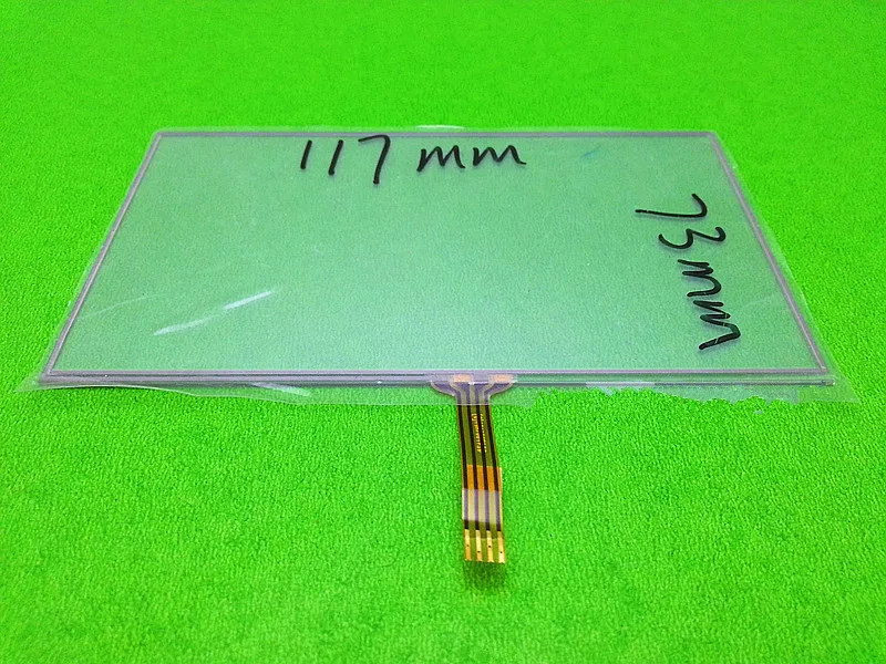 Оригинальная новая 5-дюймовая Сенсорная панель TP универсальная GPS 4-проводная резистивная сенсорная панель 117 мм * 73 мм Бесплатная доставка
Оригинальная новая 5-дюймовая Сенсорная панель TP универсальная GPS 4-проводная резистивная сенсорная панель 117 мм * 73 мм Бесплатная доставка