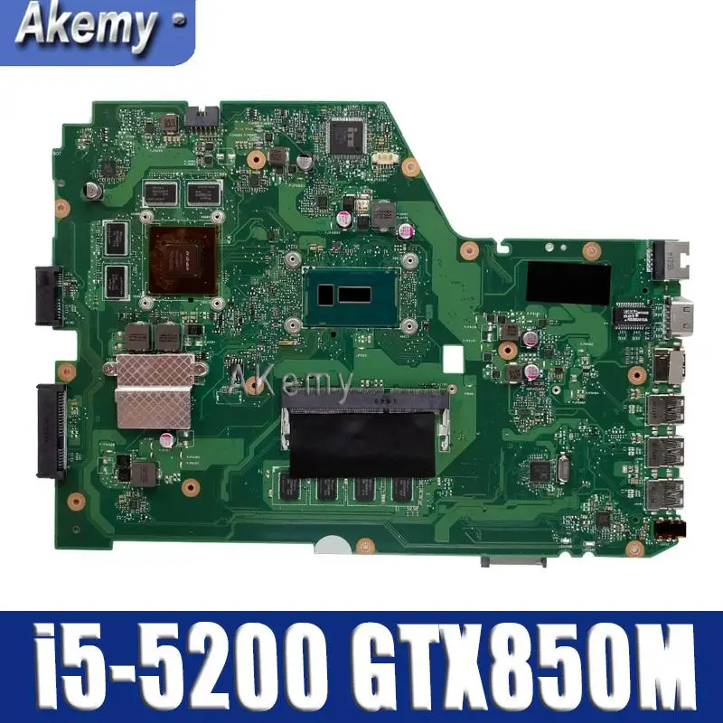 X751LKB laptop Motherboard For ASUS A751L K751L X751LK X751LKB motherboard with i5-5200 CPU 4GB RAM GTX850M
X751LKB laptop Motherboard For ASUS A751L K751L X751LK X751LKB motherboard with i5-5200 CPU 4GB RAM GTX850M