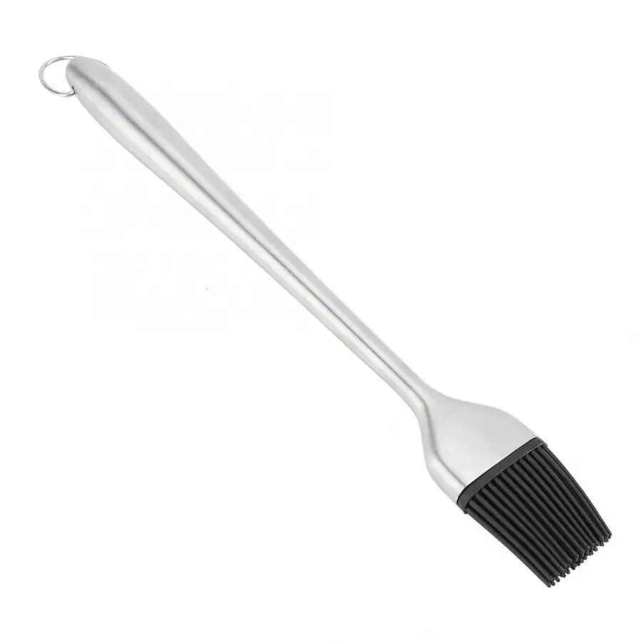 Hot Silicone BBQ Oils Brush with Stainless Steel Handle Basting Pastry Cake Baking Brushes
Hot Silicone BBQ Oils Brush with Stainless Steel Handle Basting Pastry Cake Baking Brushes