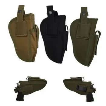 Right Left Interchangeable Tactical Pistol Hand Gun Holster w/ Magazine Nylon Belt Holster Airsoft Pistol Accessories Glock
Right Left Interchangeable Tactical Pistol Hand Gun Holster w/ Magazine Nylon Belt Holster Airsoft Pistol Accessories Glock