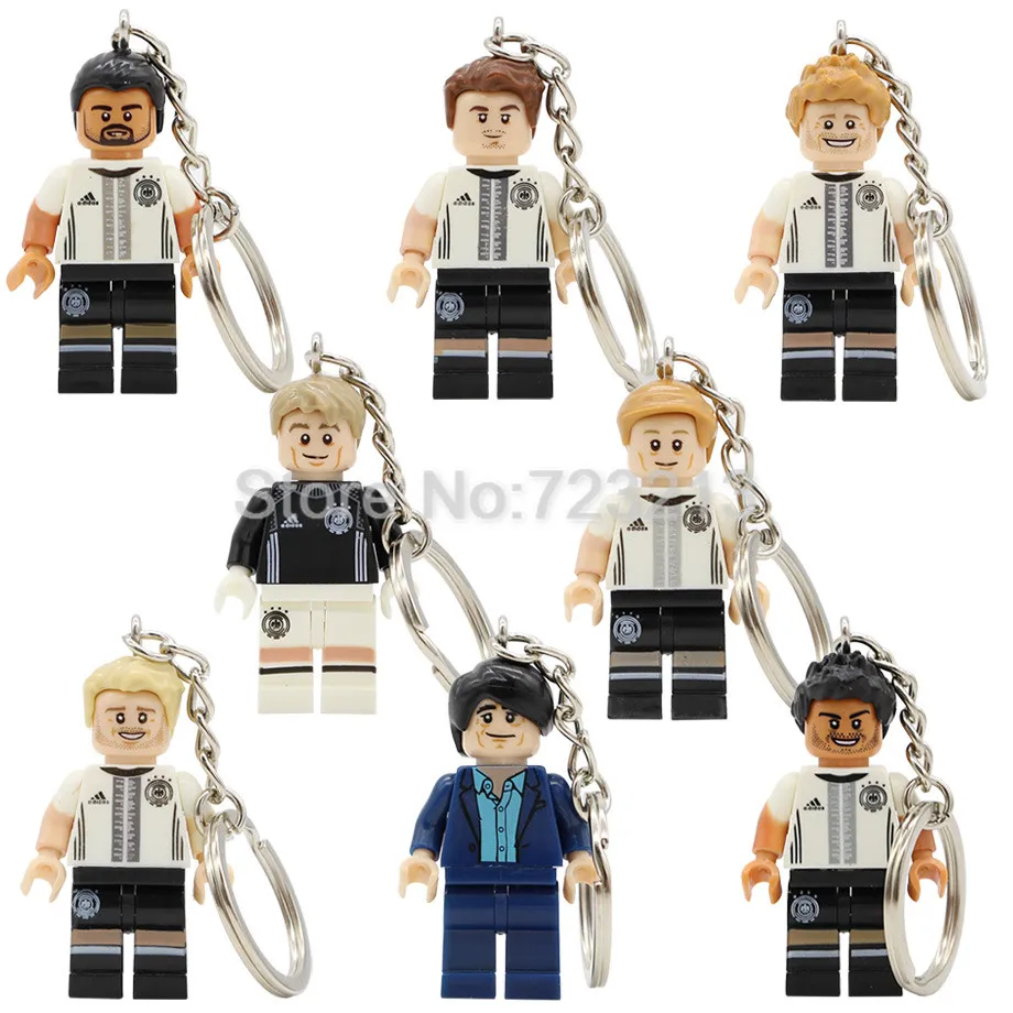 Germany Football team Mario Gotze Figure Keychain Mats Max Sami Andre Manuel Coach Joachim Loew Building Blocks Bricks Toys
Germany Football team Mario Gotze Figure Keychain Mats Max Sami Andre Manuel Coach Joachim Loew Building Blocks Bricks Toys