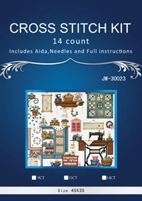 1Top Quality Beautiful Lovely Counted Cross Stitch Kit Sew Cozy Sewing Room Machine dim 72378
1Top Quality Beautiful Lovely Counted Cross Stitch Kit Sew Cozy Sewing Room Machine dim 72378