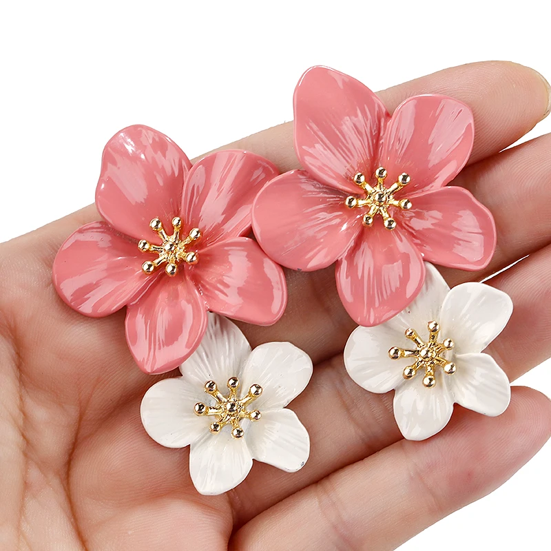 AENSOA Fashion 2019 Pink White Flowers Long Drop Earrings For Women Floral Earrings Wedding Party Gift Ear Jewelry Accessories
AENSOA Fashion 2019 Pink White Flowers Long Drop Earrings For Women Floral Earrings Wedding Party Gift Ear Jewelry Accessories